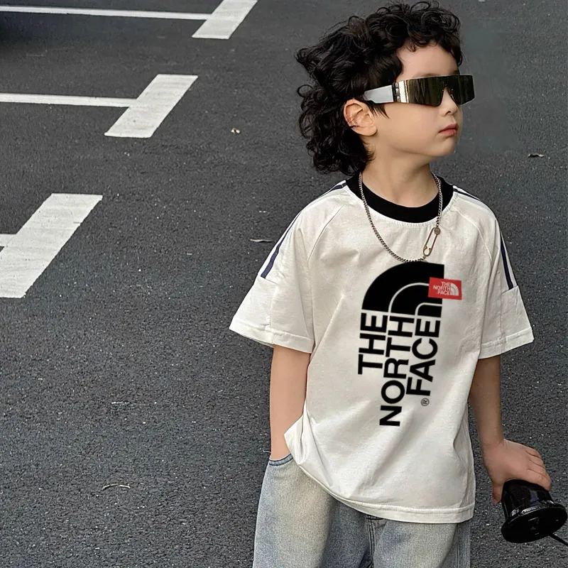 【100-150cm】存在感抜群 爆売れ中 ゆるシルエット カジュアル 男の子 半袖 Ｔシャツ