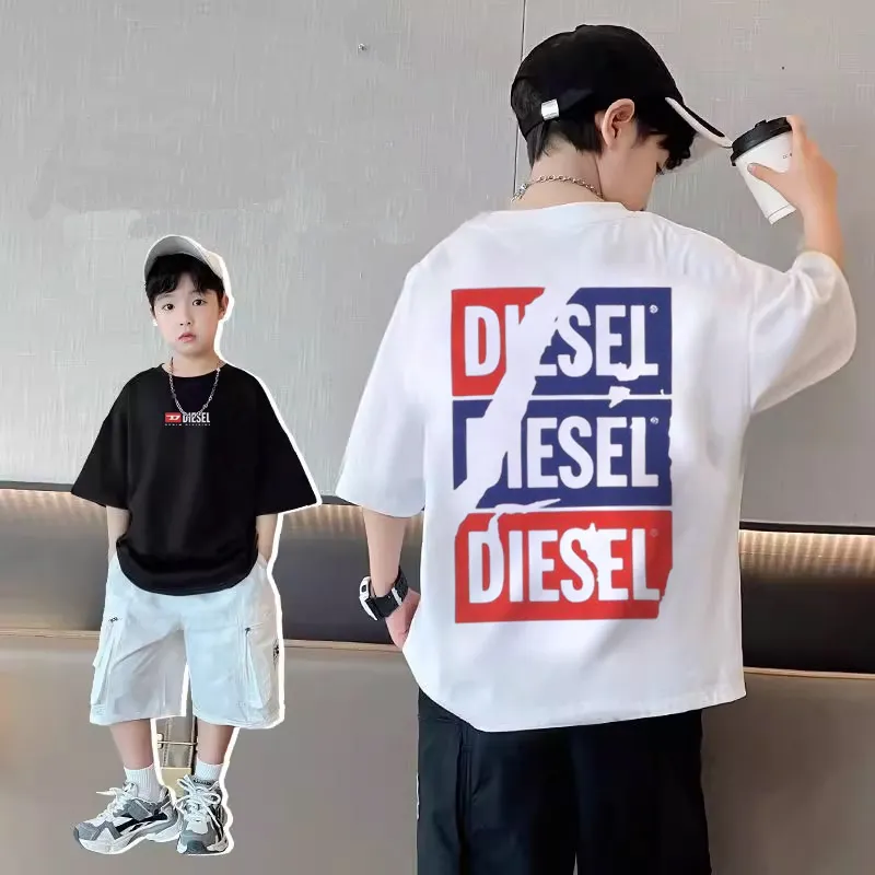 【90-160cm】ストリート感満載 大活躍 カジュアル  クール 着やすい 男の子 半袖 Ｔシャツ